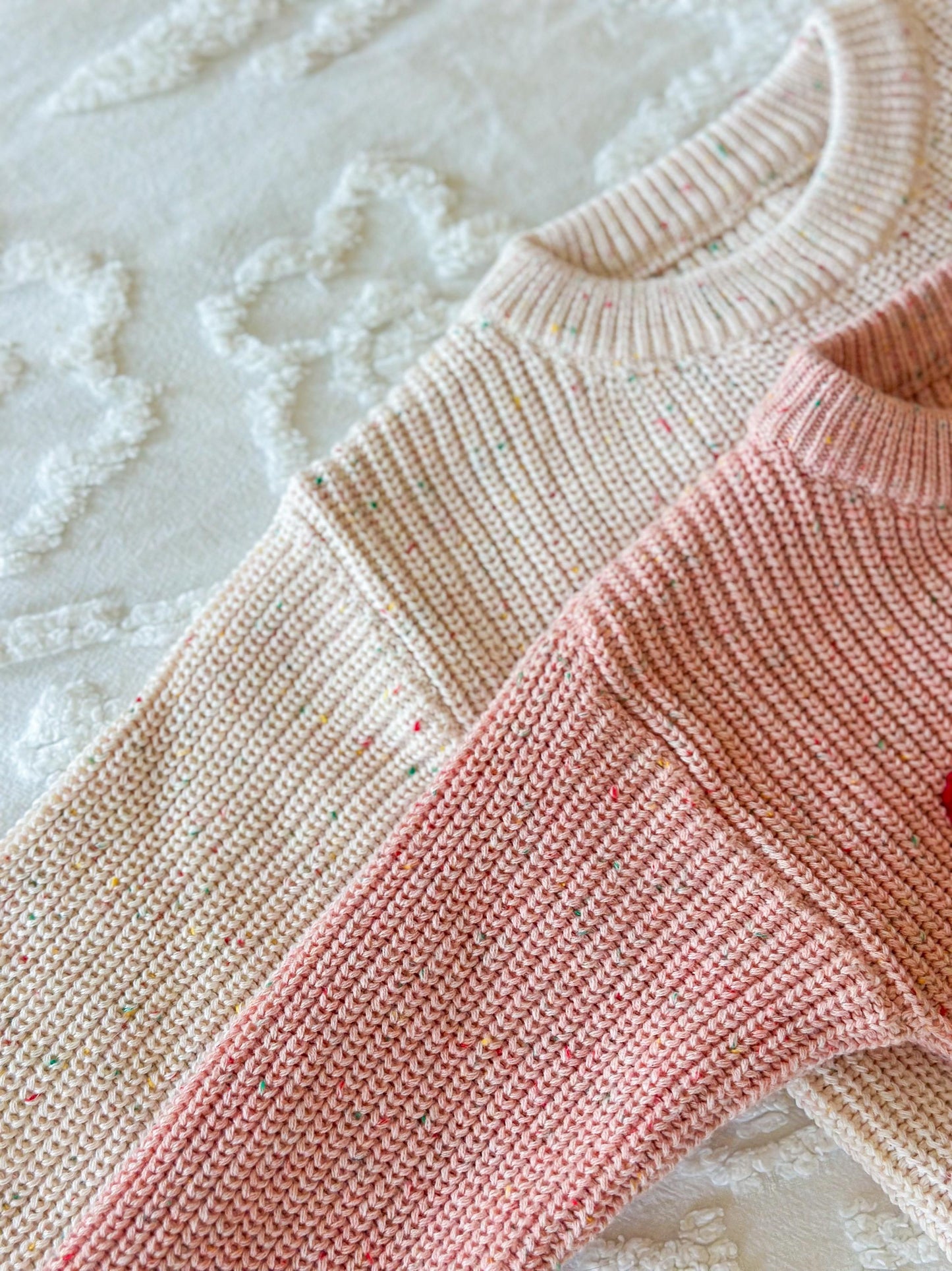 Lovebug baby sweater romper - baby and toddler chunky knit romper