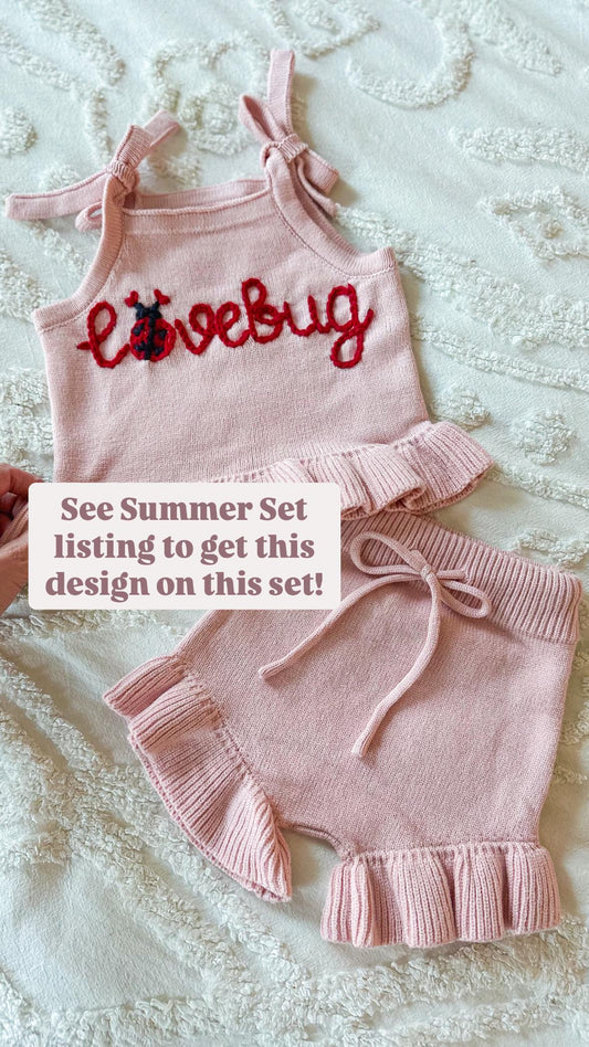 Lovebug baby sweater romper - baby  and toddler chunky knit romper