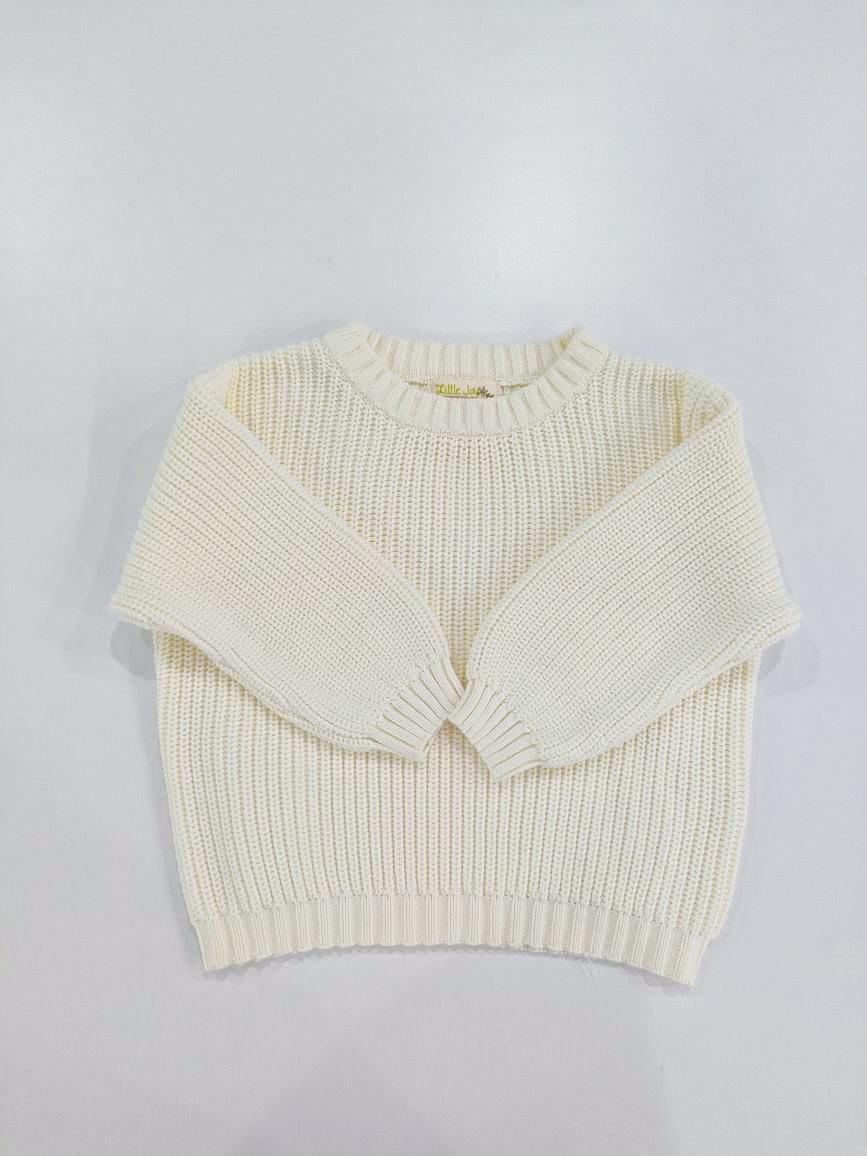 Bow Sweater, baby, toddler and kid chunky knit