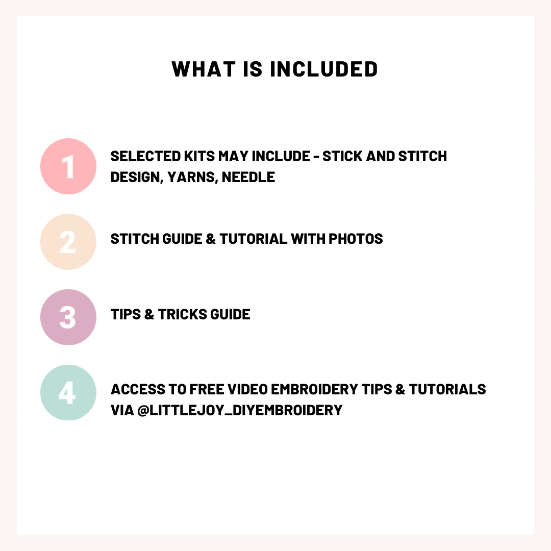 Embroidery DIY Kit Christmas Wreath with Monogram & Full Stitch Tutorial