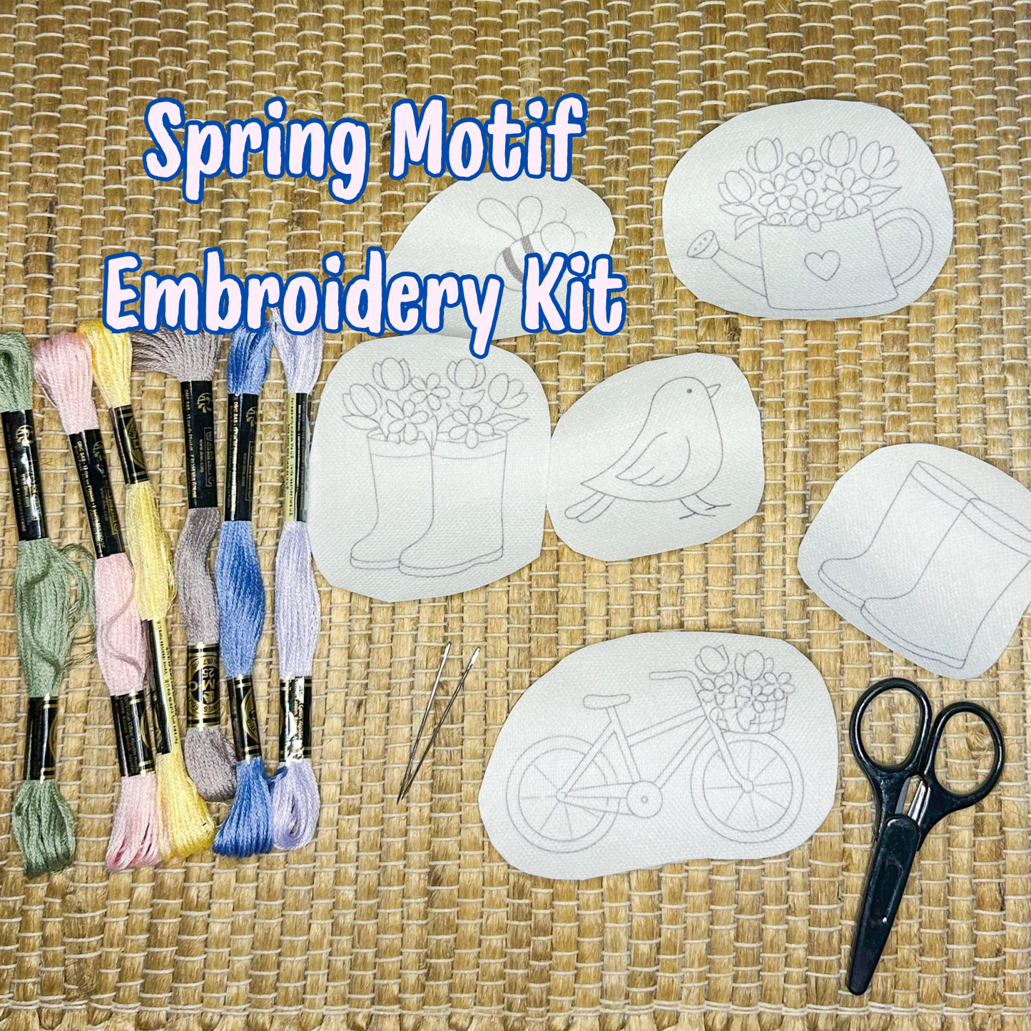 Spring Motif Embroidery Kit